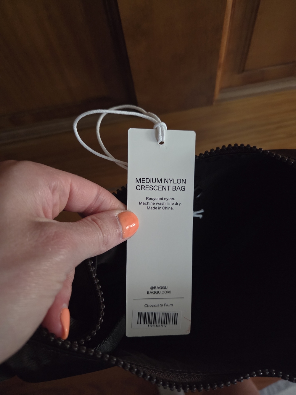 NWT Baggu Medium Crescent Nylon Bag - Picture 4 of 4